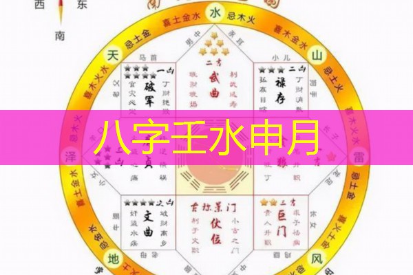  八字壬水申月
