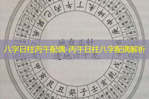 八字日柱丙午配偶-丙午日柱八字配偶解析