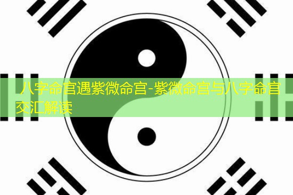  八字命宫遇紫微命宫-紫微命宫与八字命宫交汇解读