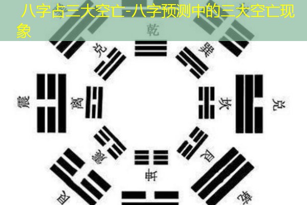 八字占三大空亡-八字预测中的三大空亡现象