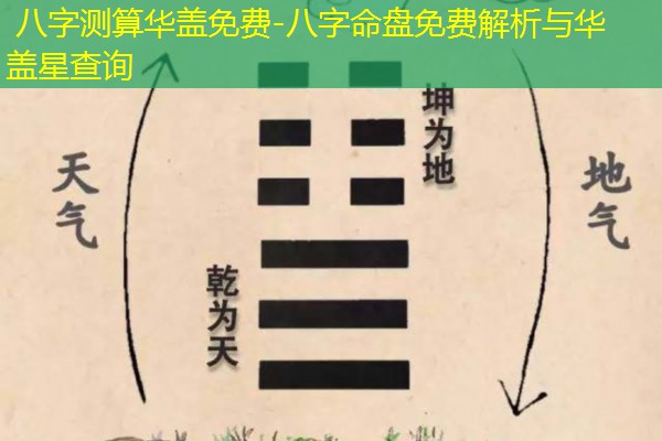  八字测算华盖免费-八字命盘免费解析与华盖星查询