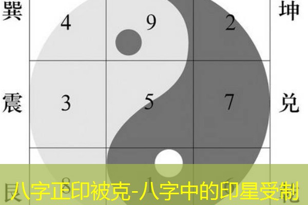  八字正印被克-八字中的印星受制