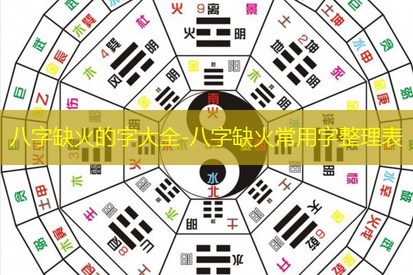  八字缺火的字大全-八字缺火常用字整理表