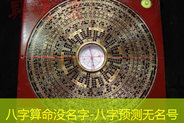  八字算命没名字-八字预测无名号