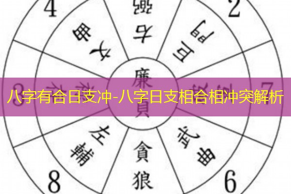  八字有合日支冲-八字日支相合相冲突解析