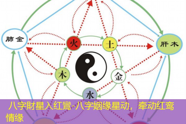  八字財星入红鸞-八字姻缘星动，牵动红鸾情缘