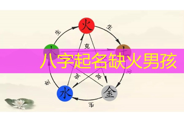  八字起名缺火男孩