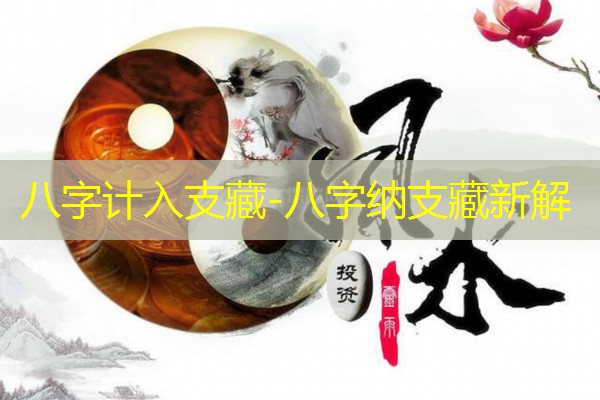  八字计入支藏-八字纳支藏新解