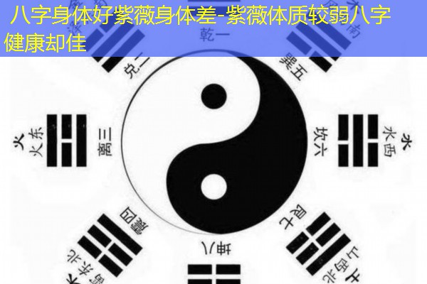  八字身体好紫薇身体差-紫薇体质较弱八字健康却佳